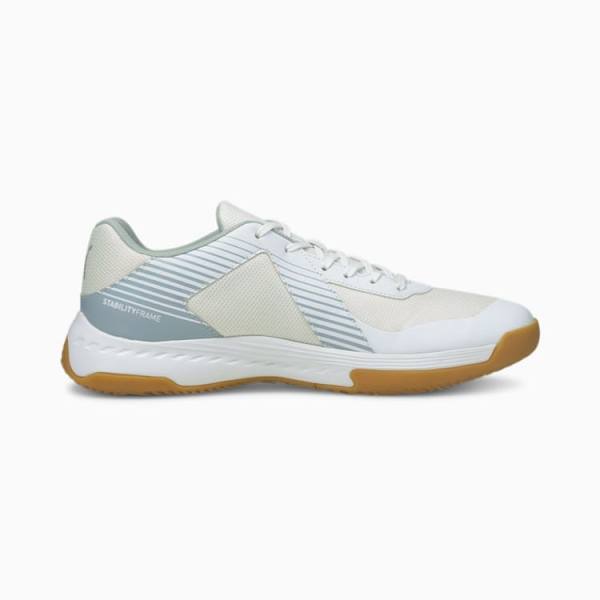 Puma Varion Indoor Sports Férfi Kézilabda Cipő Fehér Kék | HU13874