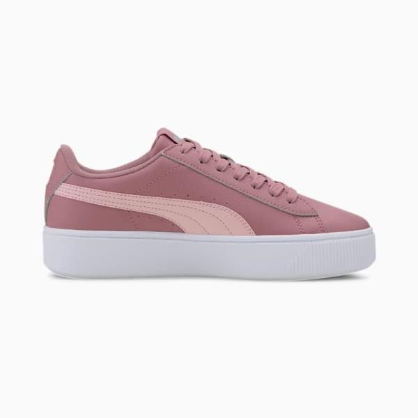 Puma Vikky Stacked Női Tornacipő Fekete Rózsaszín | HU34145