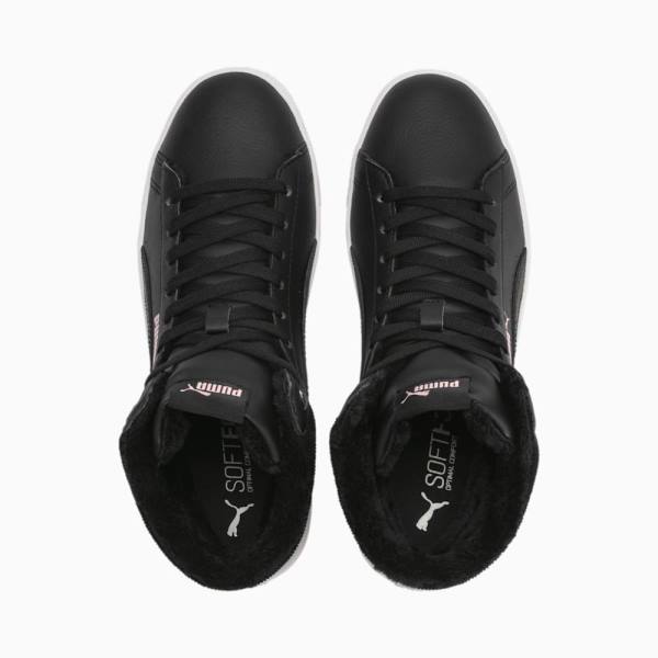 Puma Vikky v2 Mid-Cut Téli Férfi Téli Cipő Fekete Rózsaszín Fehér | HU22545