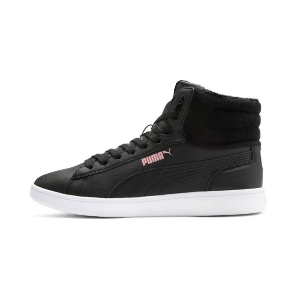 Puma Vikky v2 Mid-Cut Téli Férfi Téli Cipő Fekete Rózsaszín Fehér | HU22545