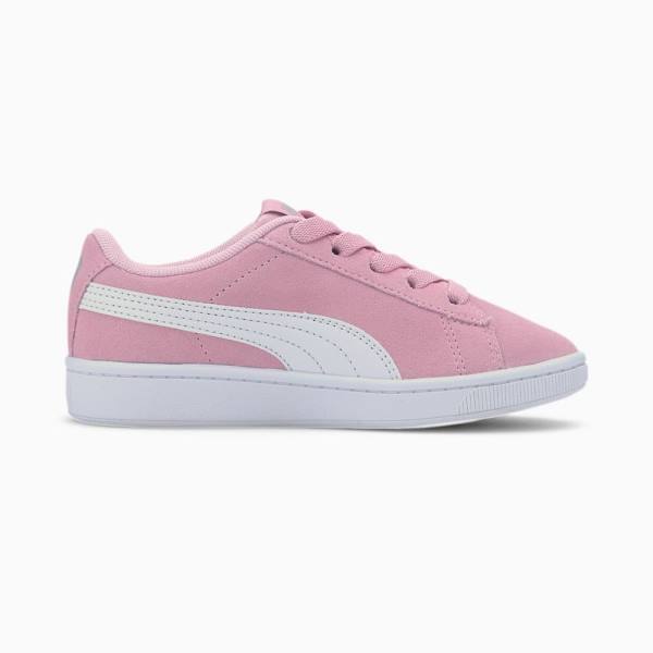 Puma Vikky v2 Suede Lány Tornacipő Rózsaszín Fehér Titán | HU72597