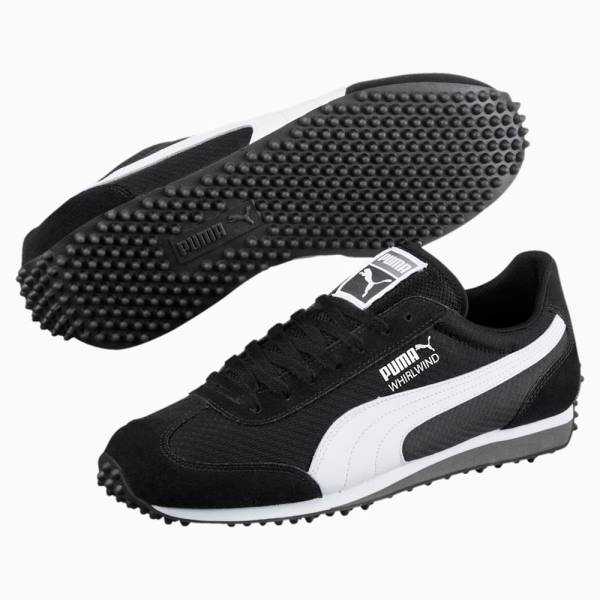 Puma Whirlwind Férfi Tornacipő Fekete Fehér Fekete Titán | HU36673