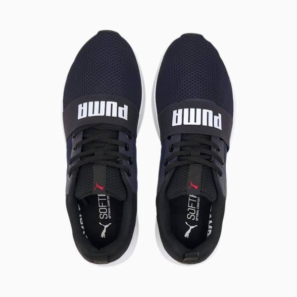 Puma Wired Női Tornacipő Sötétkék Fehér | HU28687