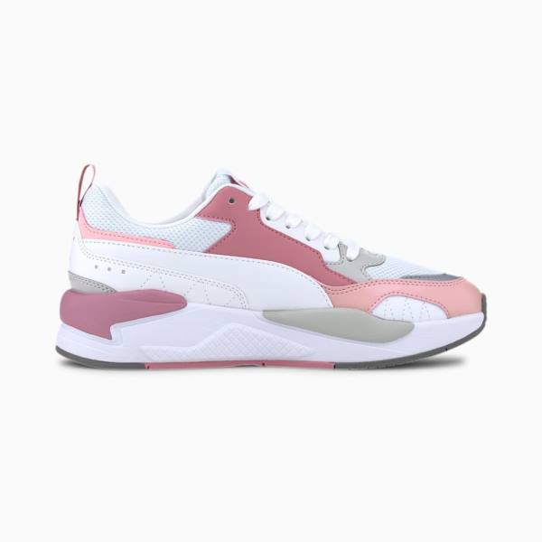 Puma X-Ray 2 Square Férfi Tornacipő Fehér Fekete Rózsaszín | HU14163