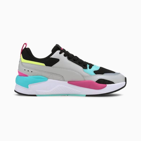 Puma X-Ray 2 Square Férfi Tornacipő Szürke Fekete Kék | HU44725