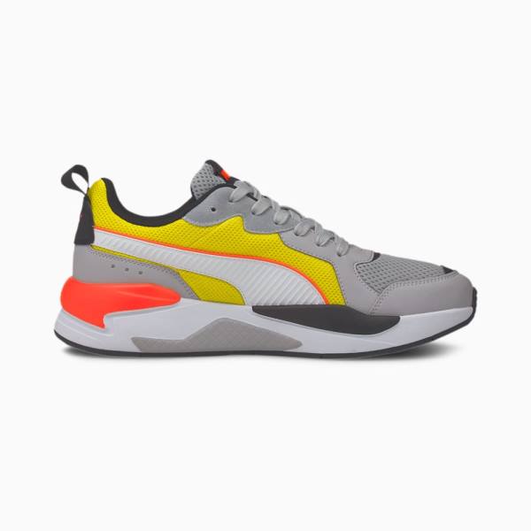 Puma X-Ray Férfi Tornacipő Fehér Sárga Szürke | HU27486