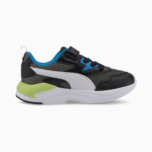 Puma X-Ray Lite Lány Tornacipő Fekete Fehér Szürke Kék Zöld | HU87094