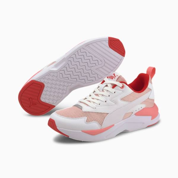 Puma X-Ray Lite Női Tornacipő Rózsaszín Fehér Piros Titán | HU69720