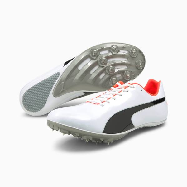 Puma evoSPEED Sprint 10 Pálya & Field Férfi Futócipő Fehér Fekete Narancssárga | HU75480