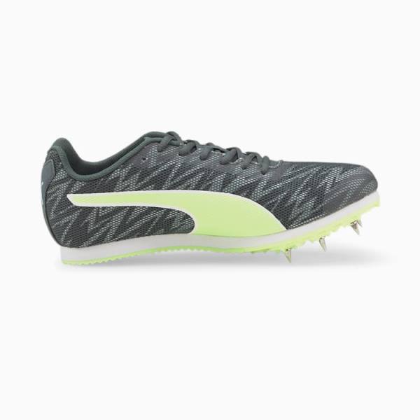 Puma evoSPEED Star 7 Pálya and Field Youth Spikes Női Futócipő Sárga Olivazöld | HU58135