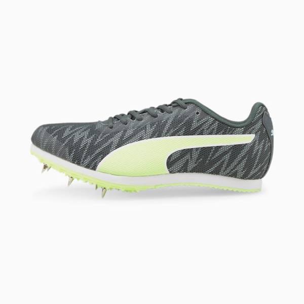 Puma evoSPEED Star 7 Pálya and Field Youth Spikes Férfi Futócipő Sárga Olivazöld | HU92354