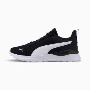 Puma Anzarun Lite Youth Fiú Tornacipő Fekete Fehér | HU57595