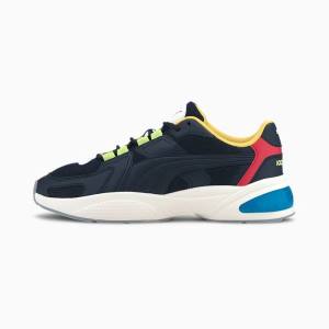 Puma Ascend Férfi Tornacipő Fekete Piros Zöld | HU06157