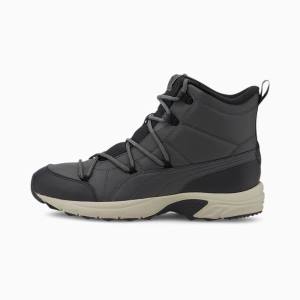 Puma Axis Trail Boot WTR Férfi Tornacipő Fekete Szürke Fehér Titán | HU84304