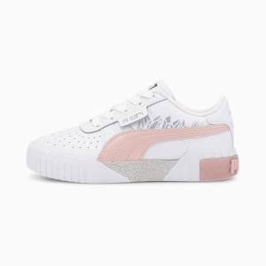 Puma Cali Arctic Lány Tornacipő Fehér Rózsaszín | HU38915