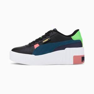 Puma Cali Éktalpú Sunset Boulevard Női Tornacipő Fekete Fehér | HU90941