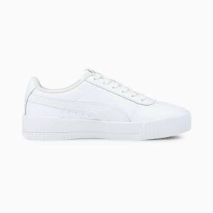 Puma Carina L Youth Lány Tornacipő Fehér | HU72658