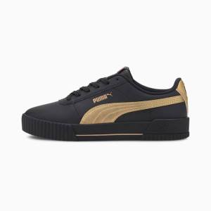 Puma Carina Meta20 Női Tornacipő Fekete Arany | HU59906