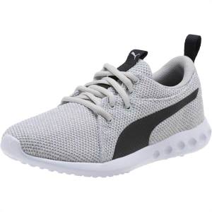 Puma Carson 2 Bold Knit Youth Lány Tornacipő Szürke Fekete | HU36912