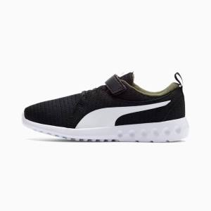 Puma Carson 2 V PS Fiú Tornacipő Fekete Sötétkék Fehér | HU89390