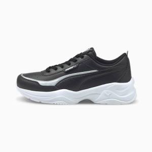 Puma Cilia Mode Lux Női Tornacipő Fekete Titán | HU35398