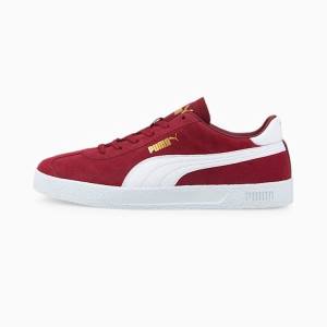 Puma Club Férfi Tornacipő Sötétbarna Fehér Arany | HU23341