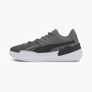 Puma Clyde Hardwood Team Férfi Kosárlabda Cipő Szürke Fekete | HU43874