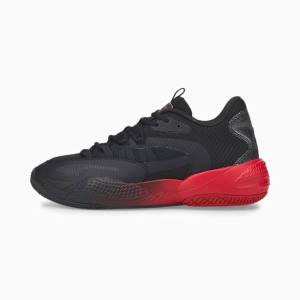 Puma Court Rider 2.0 Férfi Kosárlabda Cipő Fekete Rózsaszín | HU64813