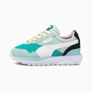 Puma Cruise Rider Lány Tornacipő Zöld | HU45603