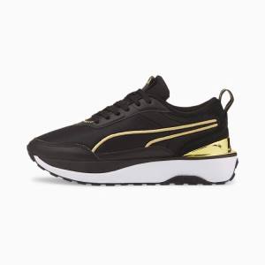 Puma Cruise Rider Metallic Női Tornacipő Fekete Arany | HU81608