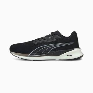 Puma Eternity NITRO Férfi Futócipő Fekete Fehér | HU26350