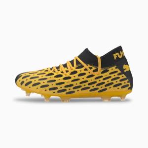 Puma FUTURE 5.2 NETFIT FG/AG Férfi Focicipő Sárga Fekete | HU31468