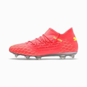 Puma FUTURE 5.3 NETFIT FG/AG Férfi Focicipő Rózsaszín Sárga | HU83241