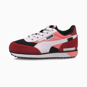 Puma Future Rider Galaxy Fiú Tornacipő Fekete Rózsaszín | HU35253