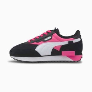 Puma Future Rider Neon Play Férfi Tornacipő Fekete Rózsaszín | HU91898