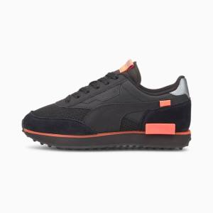 Puma Future Rider Tulle Női Tornacipő Fekete Rózsaszín | HU10179