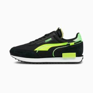 Puma Future Rider Twofold SD Férfi Tornacipő Fekete Sárga | HU30988