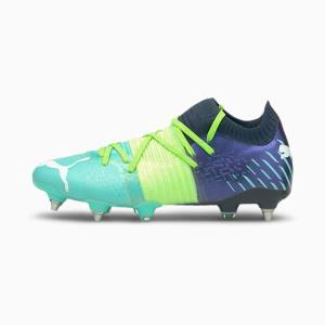 Puma Future Z 1.2 MxSG Férfi Focicipő Zöld Világos Türkiz | HU75070