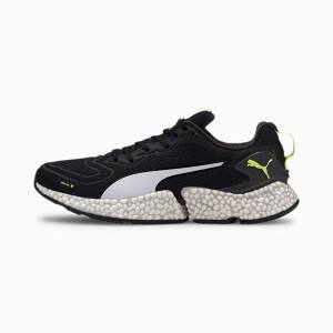 Puma HYBRID SPEED Orbiter Férfi Futócipő Fekete Sárga Fehér | HU60611