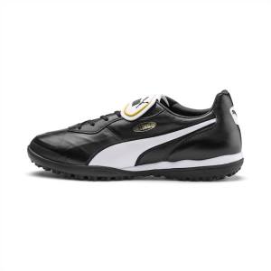 Puma KING Top TT Férfi Focicipő Fekete Fehér | HU32952