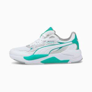 Puma Mercedes F1 X-Ray Speed Férfi Motorsport Cipő Fehér Zöld | HU64848