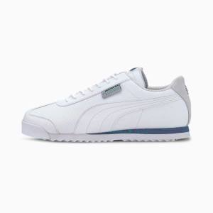 Puma Mercedes Roma Férfi Motorsport Cipő Fehér Zöld | HU94541