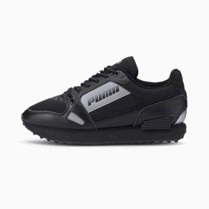 Puma Mile Rider Bright Peaks Férfi Tornacipő Fekete | HU13677