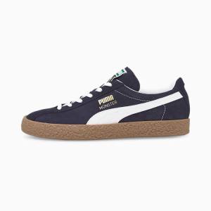 Puma Muenster Eredeti Férfi Tornacipő Sötétkék Fehér | HU88397