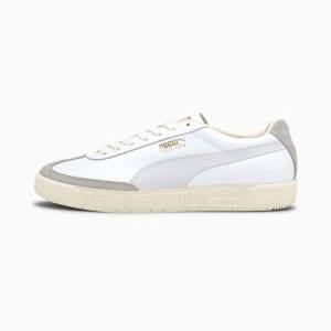 Puma Oslo-City Luxe Férfi Tornacipő Fehér Szürke | HU82388