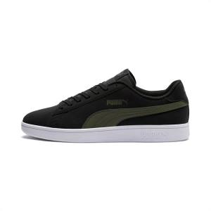 Puma PUMA Smash v2 Buck Férfi Tornacipő Fekete Sötétkék | HU22887