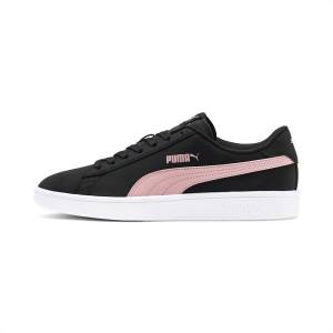 Puma PUMA Smash v2 Buck Férfi Tornacipő Fekete Rózsaszín Fehér | HU30417