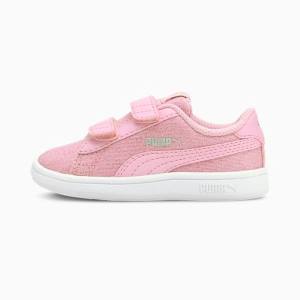 Puma PUMA Smash v2 Glitz Glam Lány Tornacipő Rózsaszín | HU10138