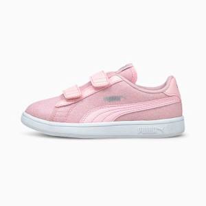 Puma PUMA Smash v2 Glitz Glam Lány Tornacipő Rózsaszín | HU25576