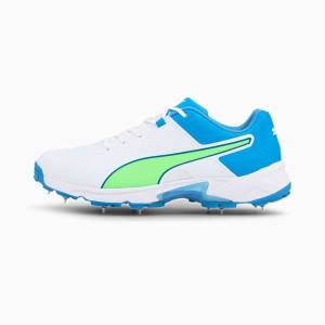 Puma PUMA Spike 19.1 Cricket Férfi Futócipő Fehér Kék Zöld | HU93592